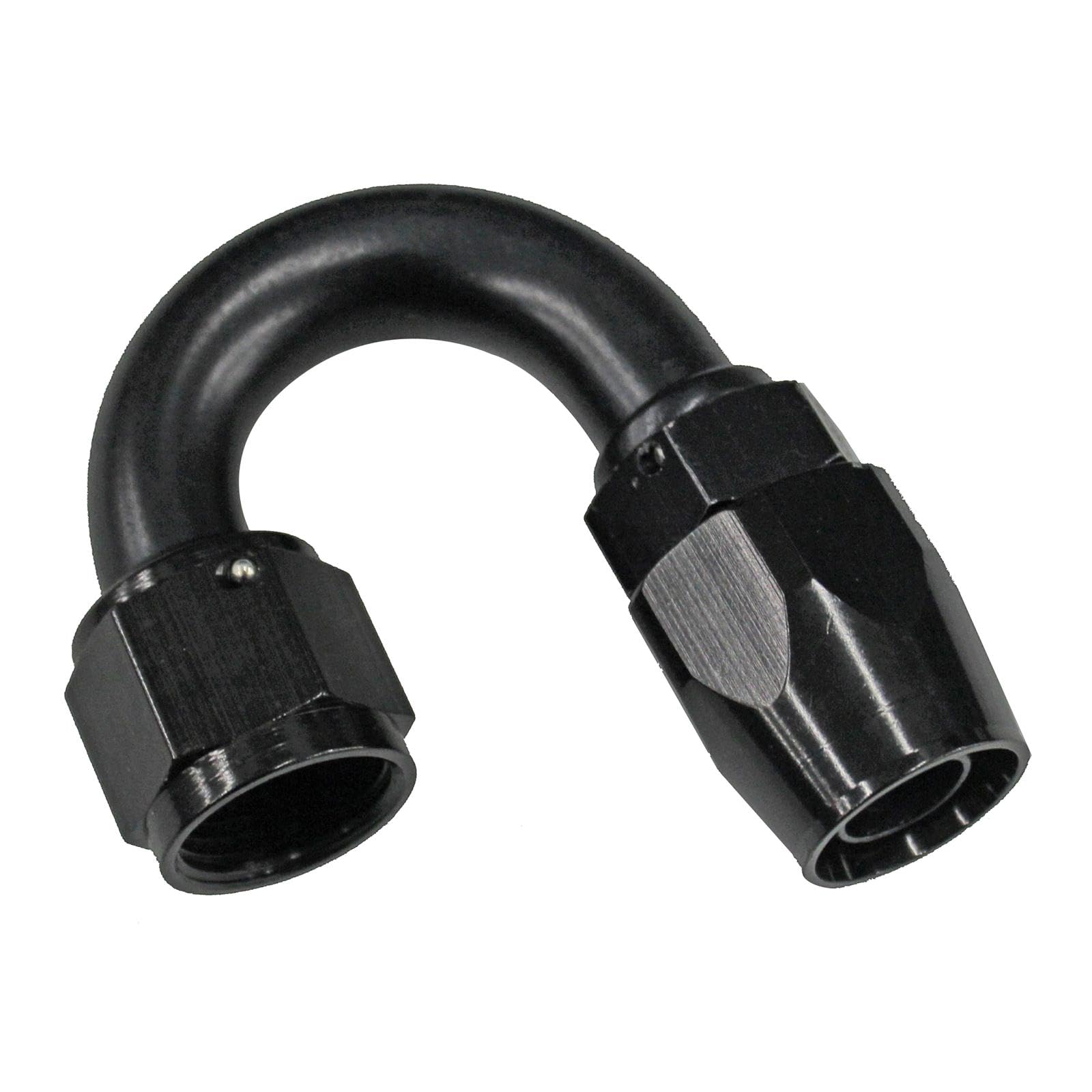 Fragola Performance Systems #10 X 180 Power Flow Hose End Black 118010-BL