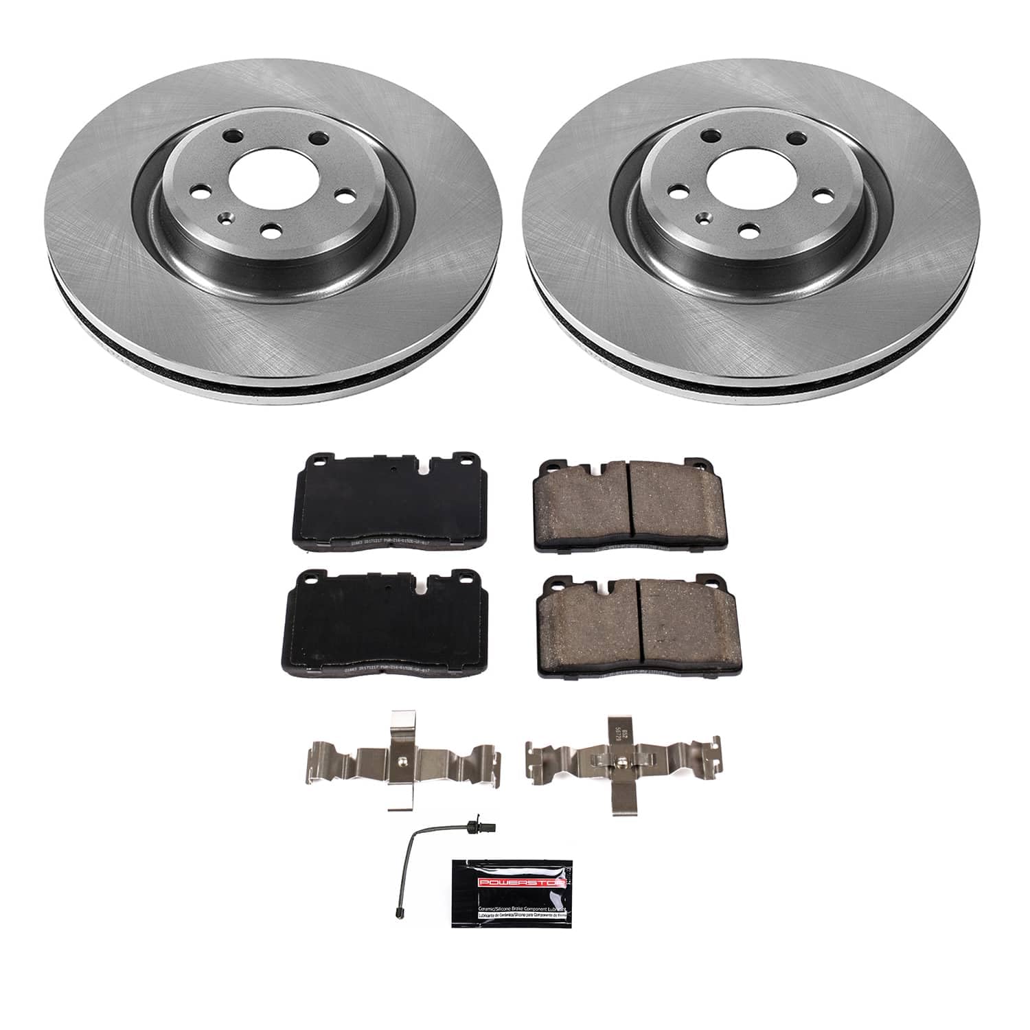 Power Stop KOE9025 Front Brake Pads and Rotors Stock Replacement Brake Kit Autospecialty