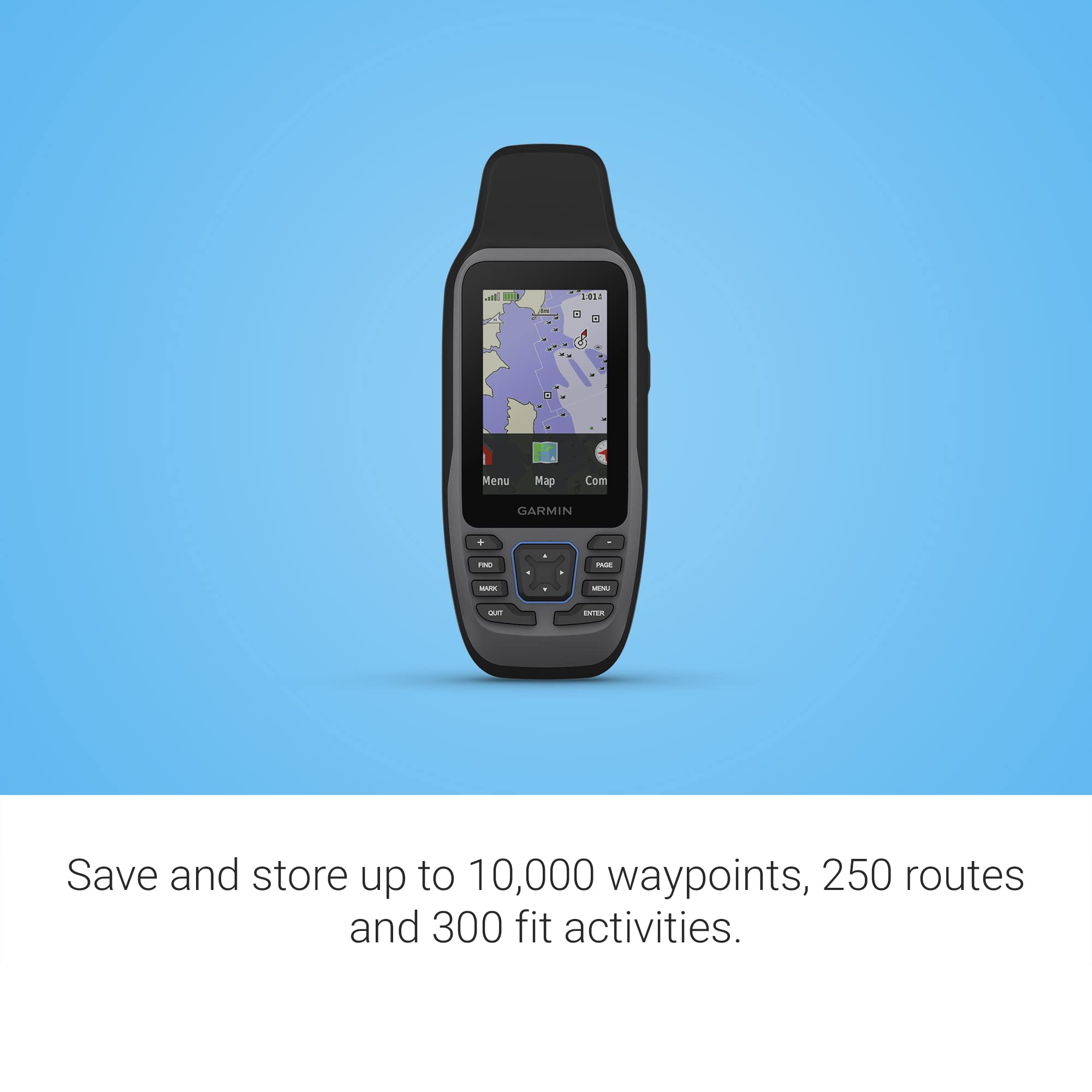 Garmin GPSMAP 79sc, Handheld Marine GPS Preloaded with BlueChart g3 Coastal Charts, Rugged Design and Floats in Water