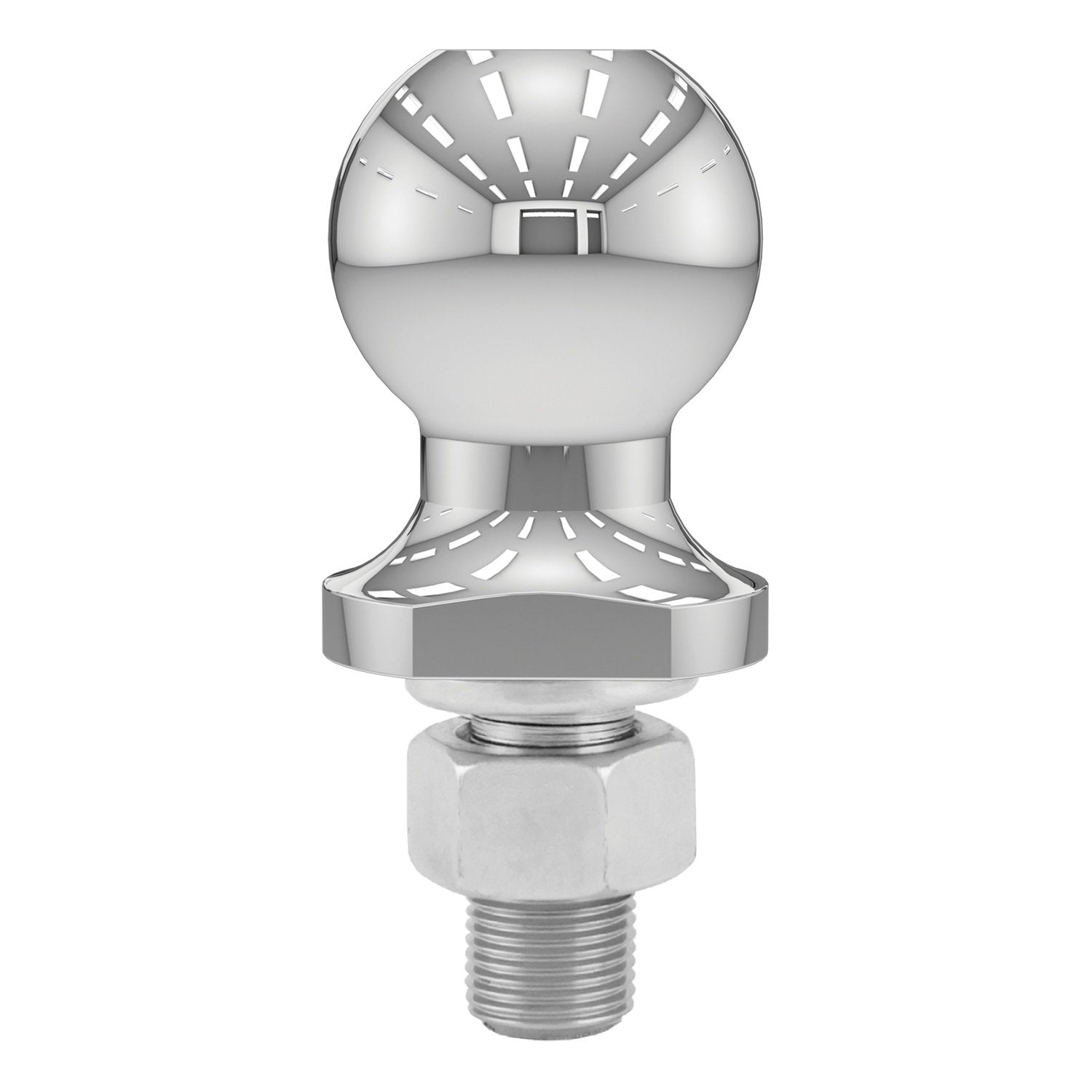 CURT 40061 Trailer Hitch Ball Chrome, 2,000 lbs, 1-7/8-Inch Diameter, 3/4 x 1-5/8-Inch Shank