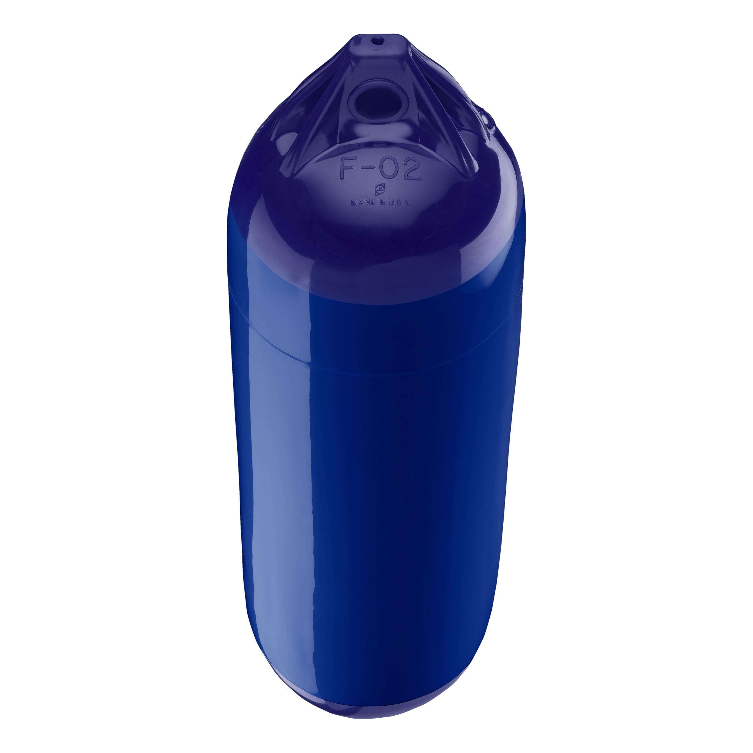 F-02 Polyform Boat Fender Standard Blue Ropehold - Cobalt Blue