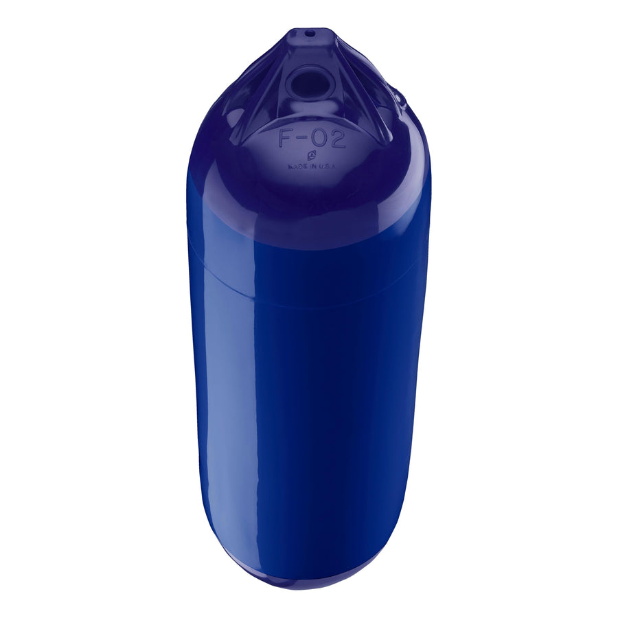 F-02 Polyform Boat Fender Standard Blue Ropehold - Cobalt Blue