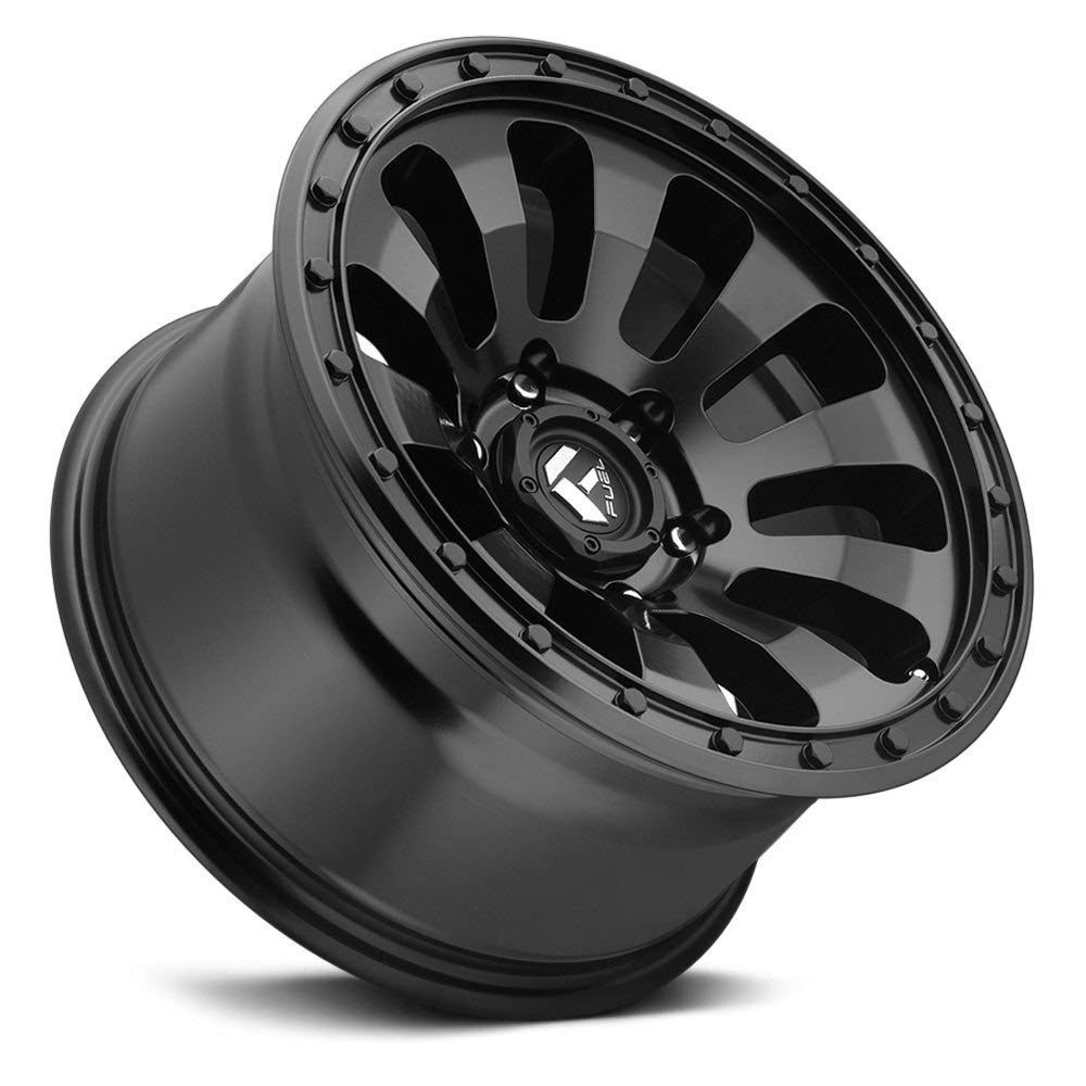 1PC Fuel D630 TACTIC 17x9, Bolt Pattern: 5x5/, Offset: -12, MATTE BLACK, set of