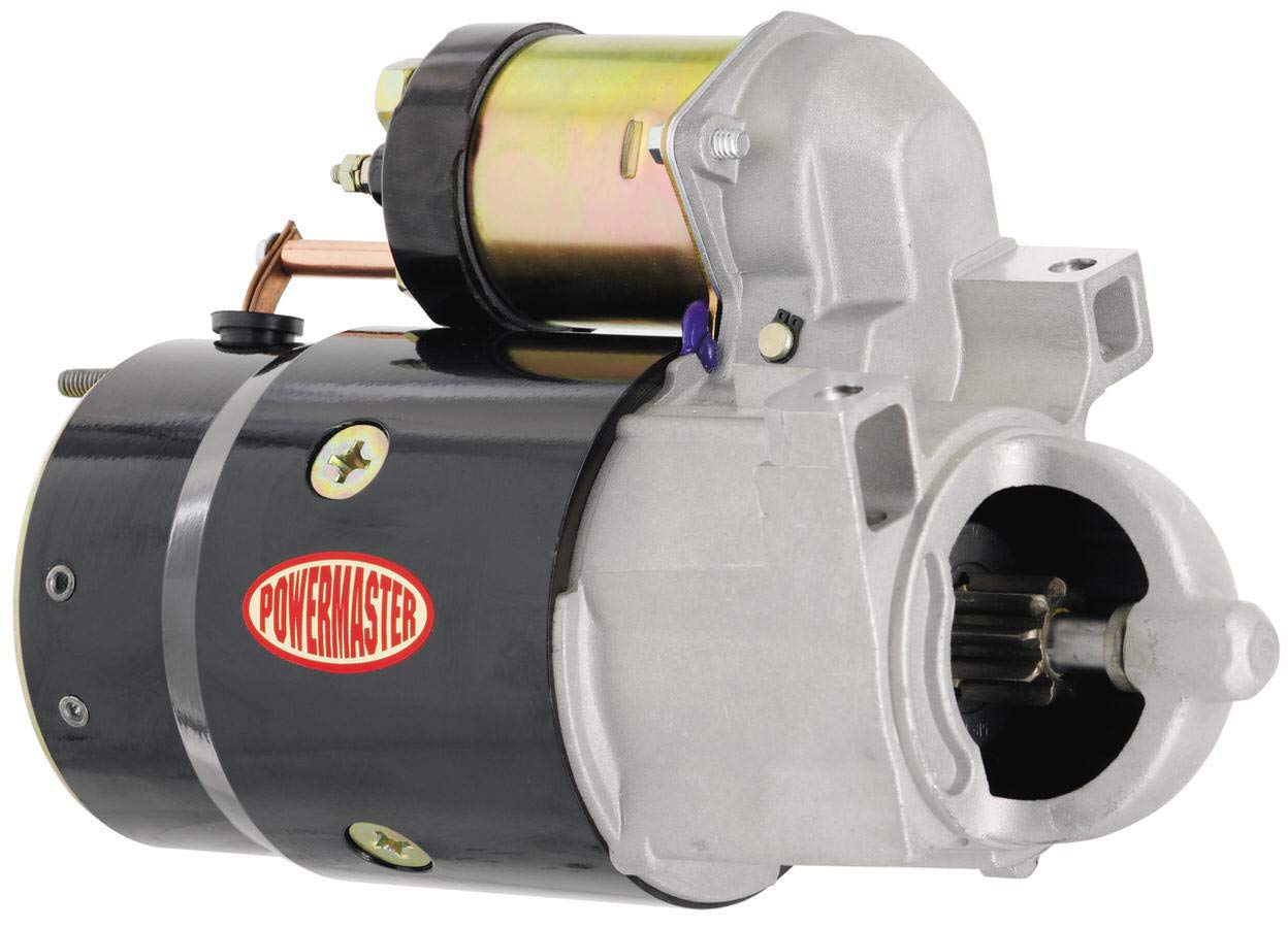Starter Powermaster, Original Look Hi-Torque Retro, Direct Drive, Natural, 153 Tooth Flywheel, Straight Bolt, GM V8, Each