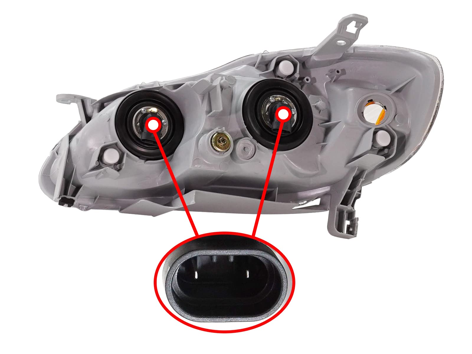Replacement DEPO 312-1160R-ASN2 Passenger Side Headlight Assembly