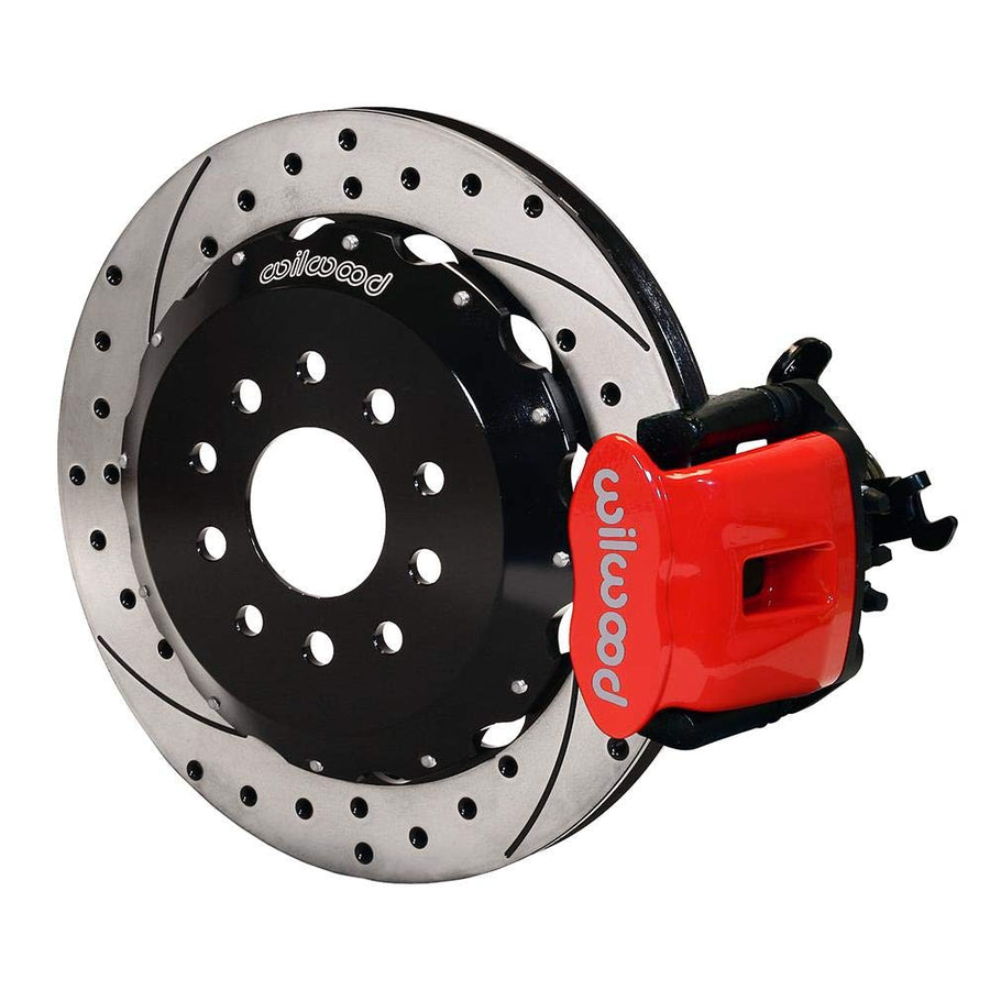 Rear CPB Kit, 12.88", Drilled, Red