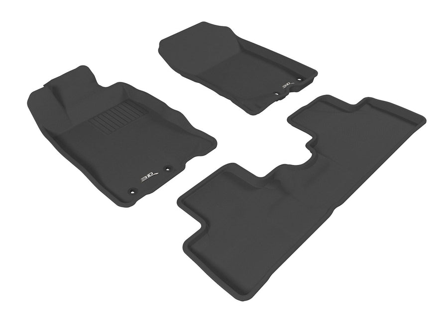 Kagu 3D MAXpider Custom Fit Floor Mat (Black) Compatible with Honda Insight 2010-2014 - R1 R2