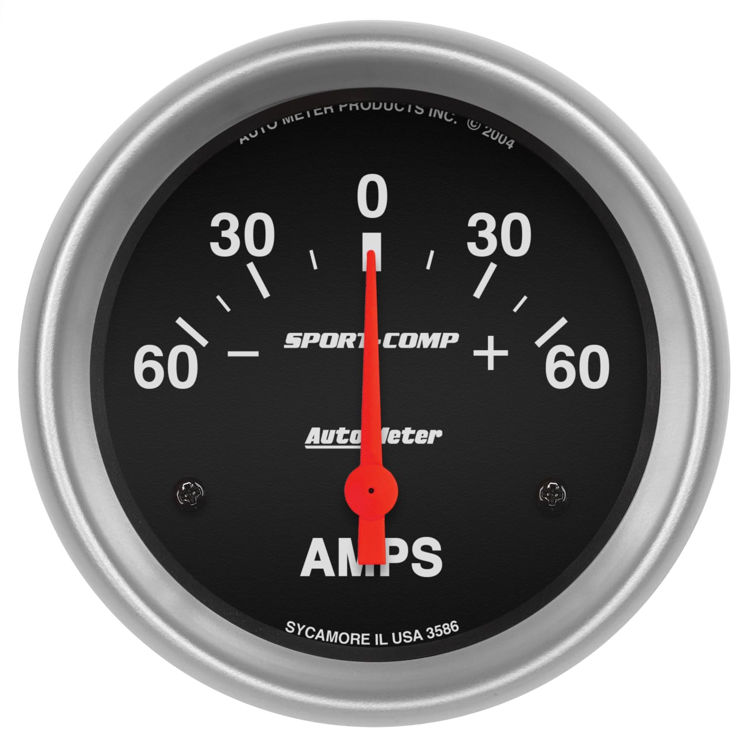 Auto Meter Sport-Comp Electric Ampmeter Gauge 3586
