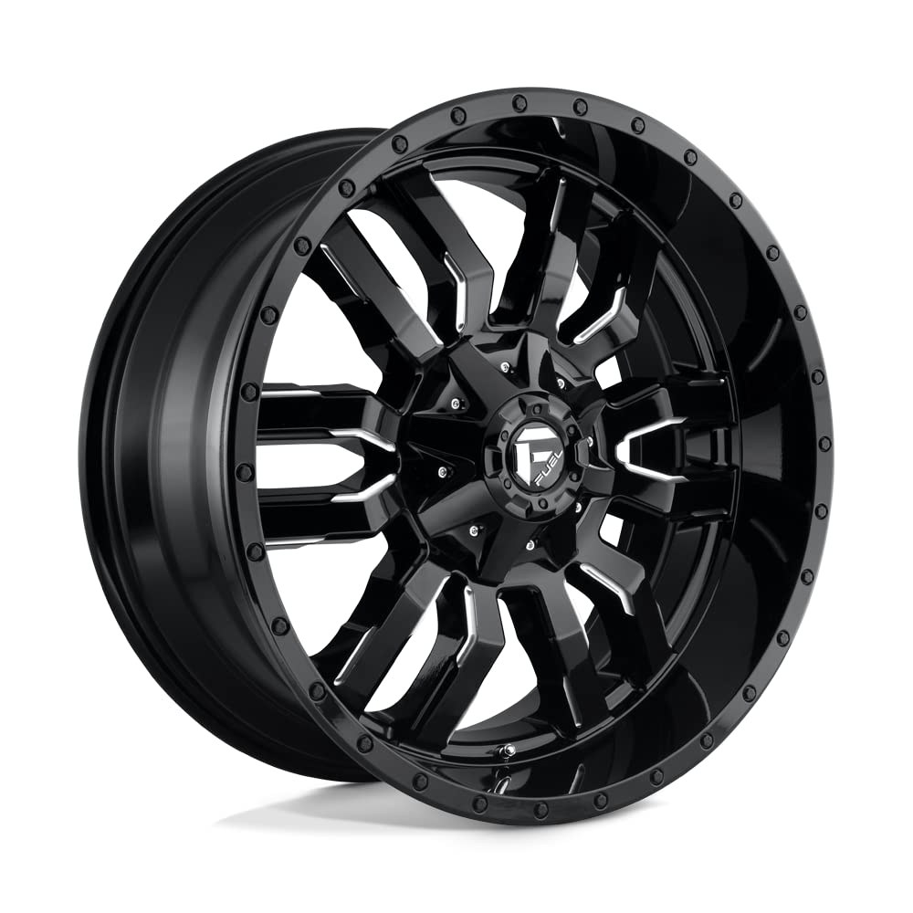 D595 1PC Fuel 22X10 8X170 GL-BLK-MIL 10MM - D59522001757