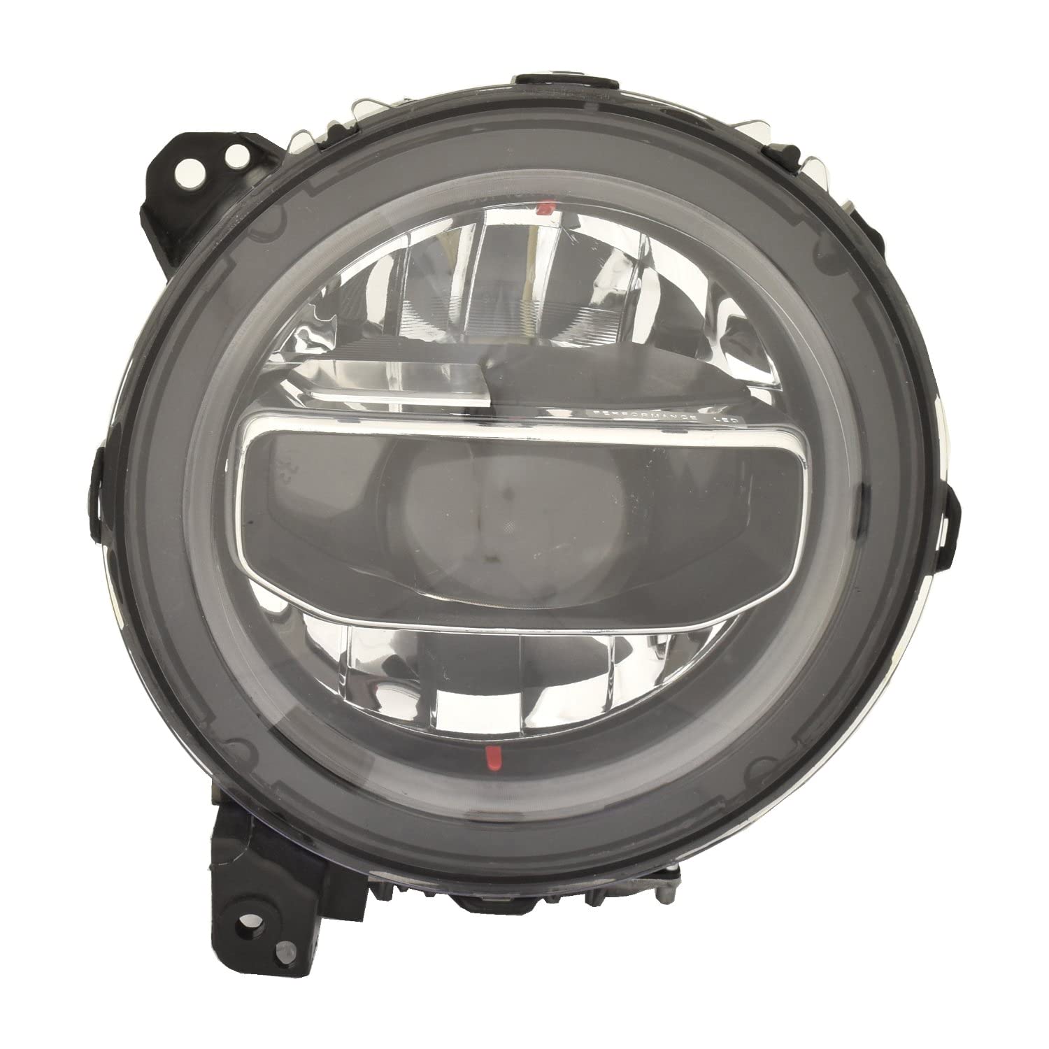 Jeep Wrangler JL / 4XE Plugin 21-22 / Gladiator 20-22 Headlight LED without Logo LH Driver Side CAPA Replaces OEM: 55112879AG ACK Automotive Partslink: CH2502327C