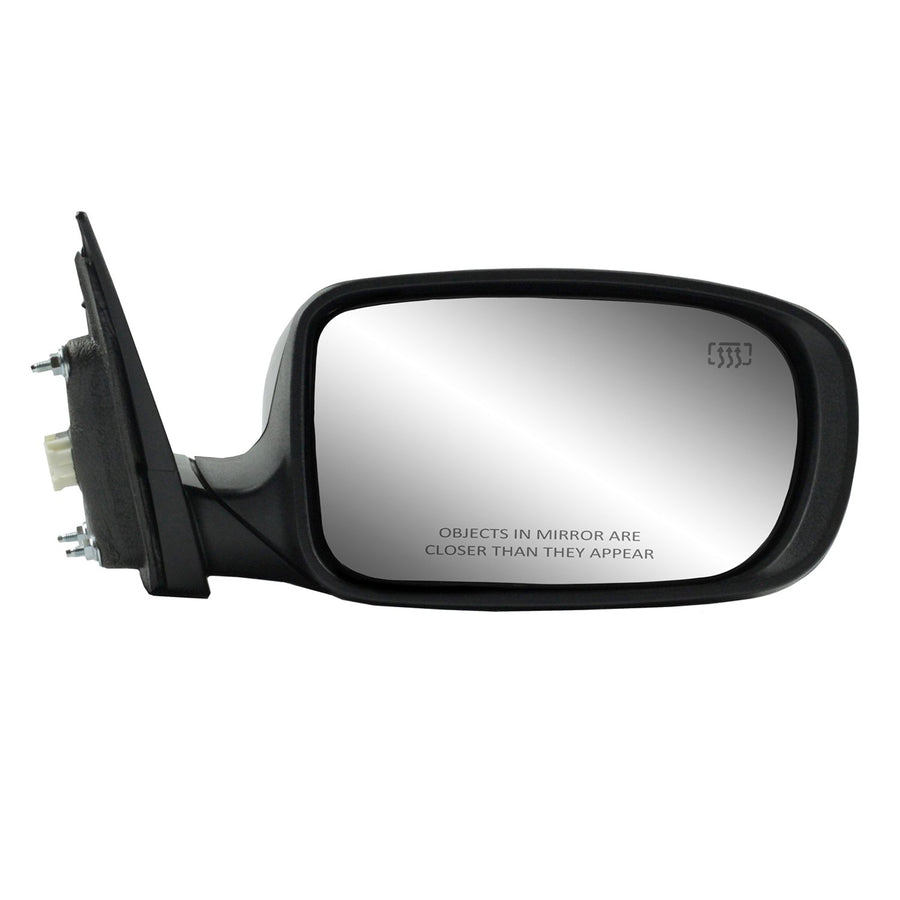 Mirror Passenger Side for Chrysler 200 Sedan, Textured Black w/PTM Cover, Foldaway, Heated Power