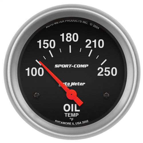 Auto Meter Sport-Comp 3542 Electric Oil Temperature Gauge