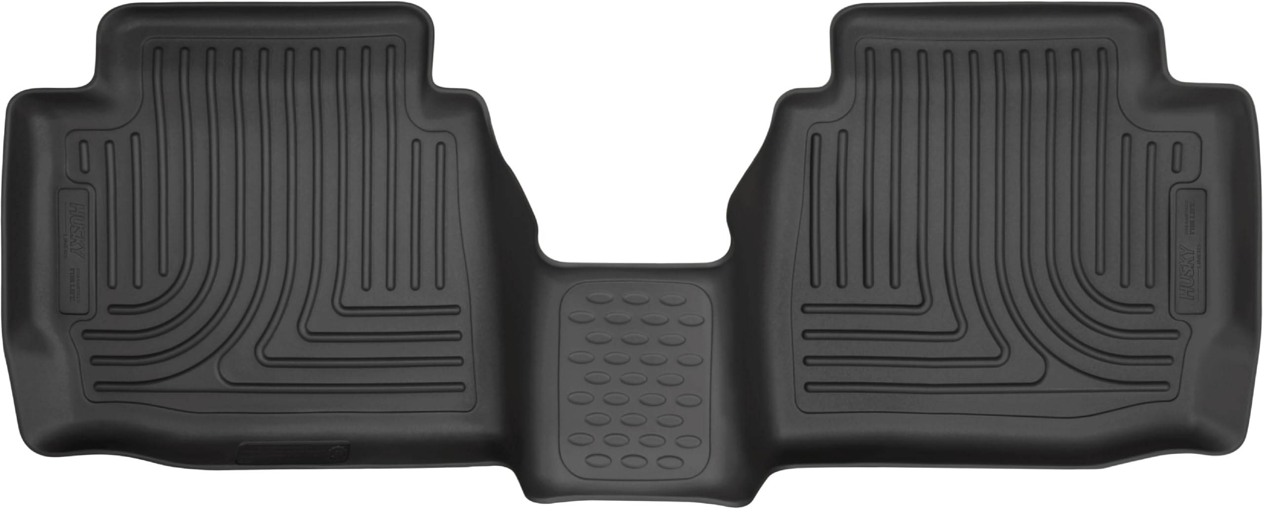 Weatherbeater Husky Liners Floor Mats | Fits 2017-2020 Ford Fusion; 2017-2020 Lincoln MKZ | 2nd Row, 1-pc Black - 14591