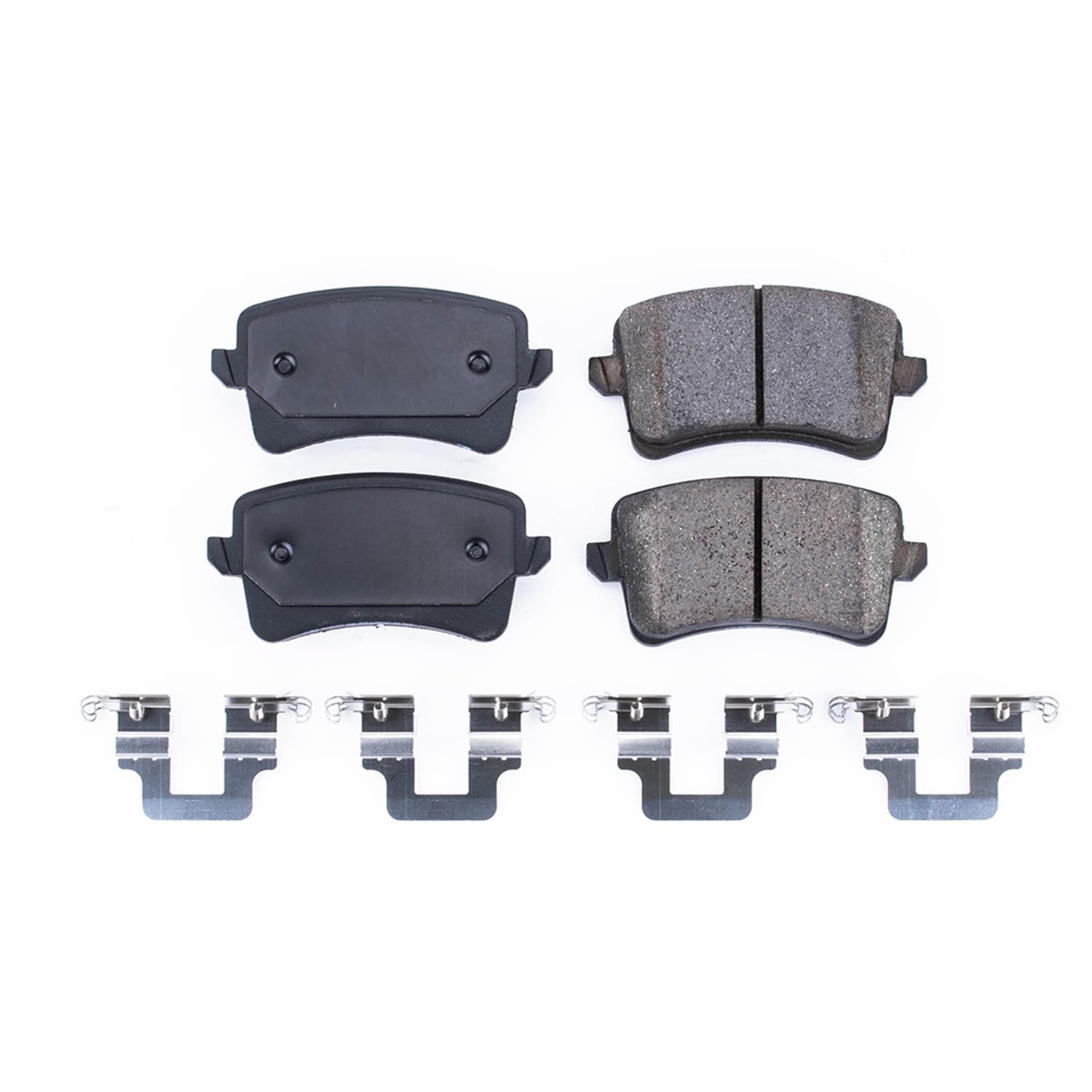 Power Stop Z17 17-1386 Rear Ceramic Brake Pads with Hardware For Audi A4, Audi A4 Quattro, Audi A4 allroad, Audi A5, Audi A5 Quattro, Audi Q5, Audi allroad [Model Specific]