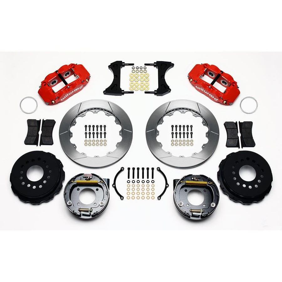 Rear P-Brk Kit, FNSL4R 12.88", Red
