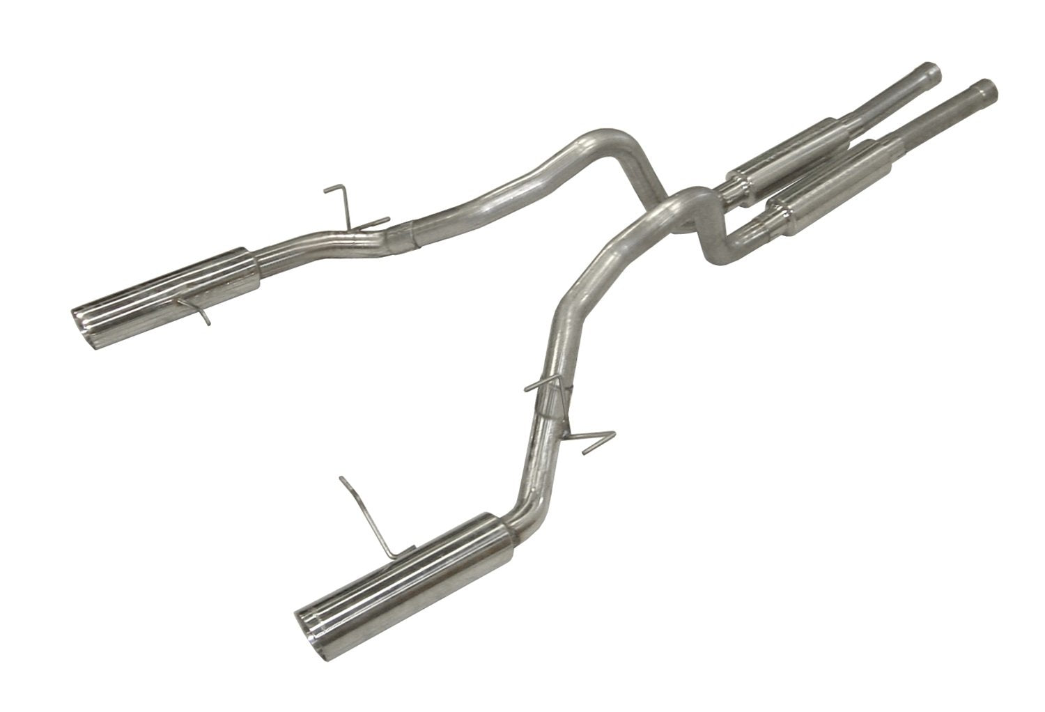 Pypes Exhaust 3" Diameter SFM76M Super System Stainless Steel Cat-Back Exhaust System for Ford Mustang V8