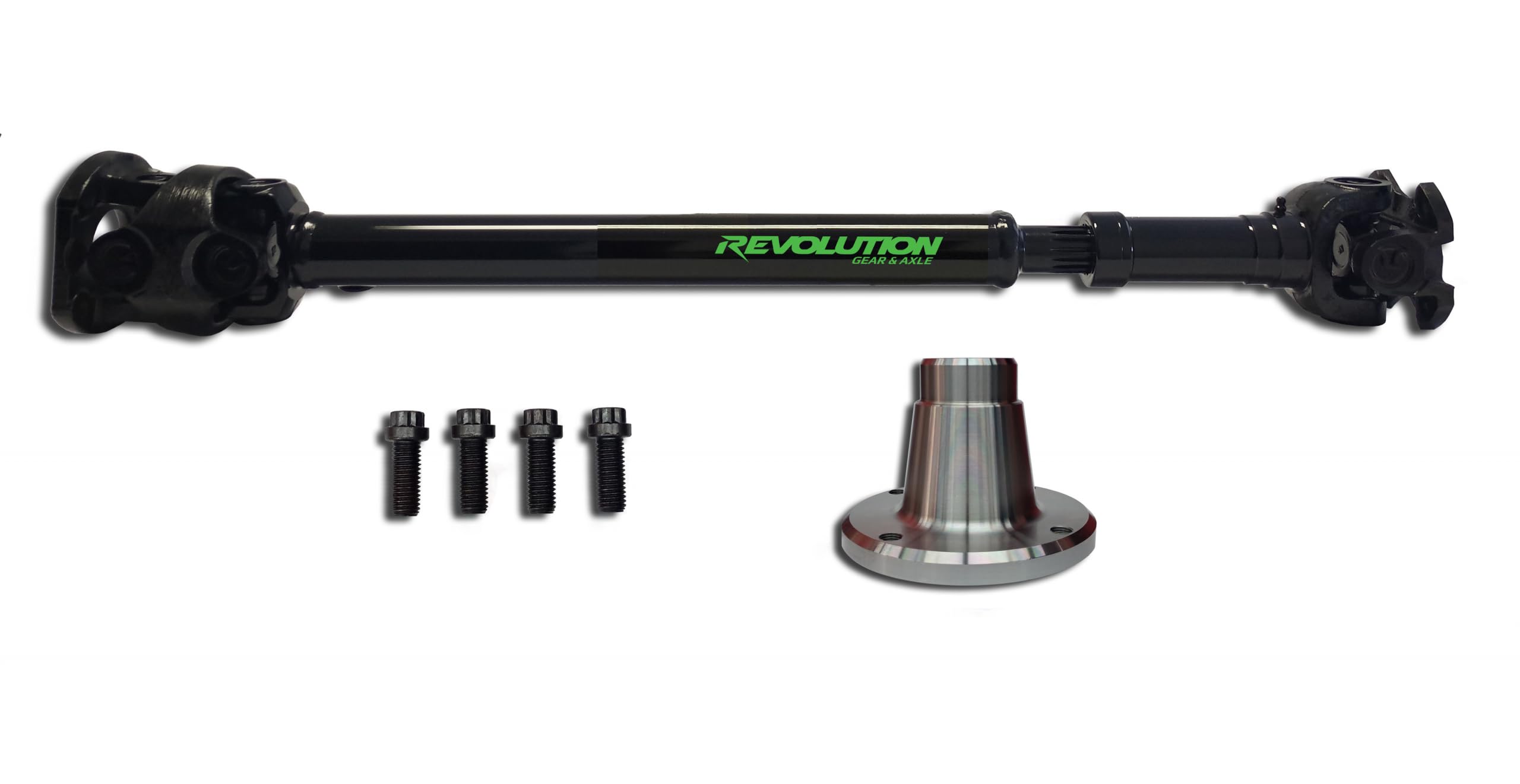 JK Front Revolution Gear 1350 CV Driveshaft 2 or 4 Door Flange Style