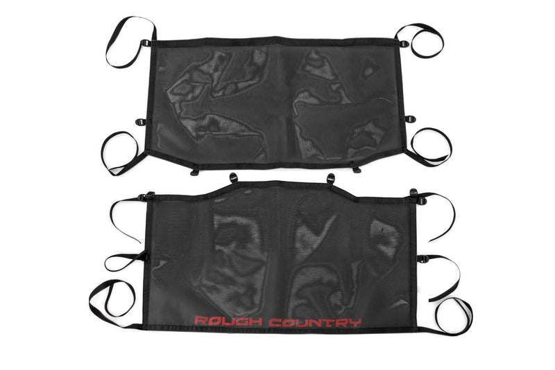 Black Mesh Bikini Top Rough Country for 2020-2024 Jeep Gladiator JT - 85118