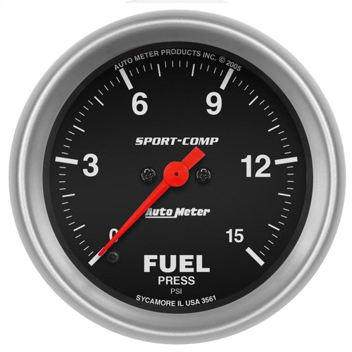 Auto Meter Sport-Comp 3561 Electric Fuel Pressure Gauge