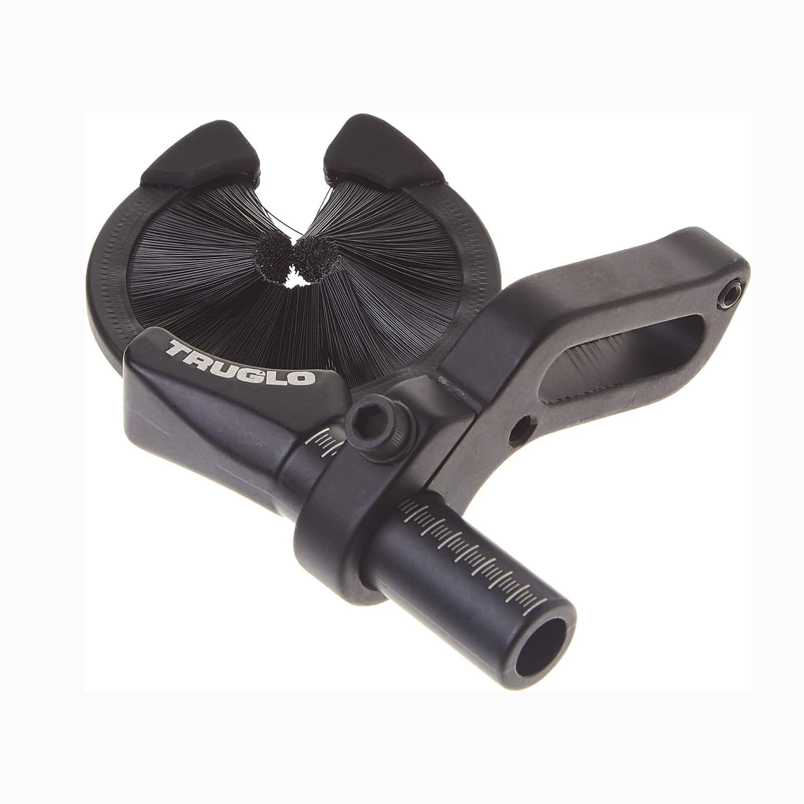 EZ-Rest TRUGLO Capture-Style Contained-Brush Left-Hand Convertible Ultra-Lightweight Quiet Tough All-Weather Black Archery Arrow Rest