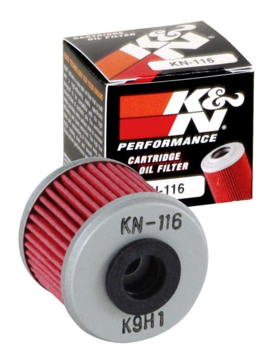 K&N Oil Filter Motorcycle: High Performance, Premium, Designed to be used with Synthetic or Conventional Oils: Fits Select Honda Vehicles, KN-116
