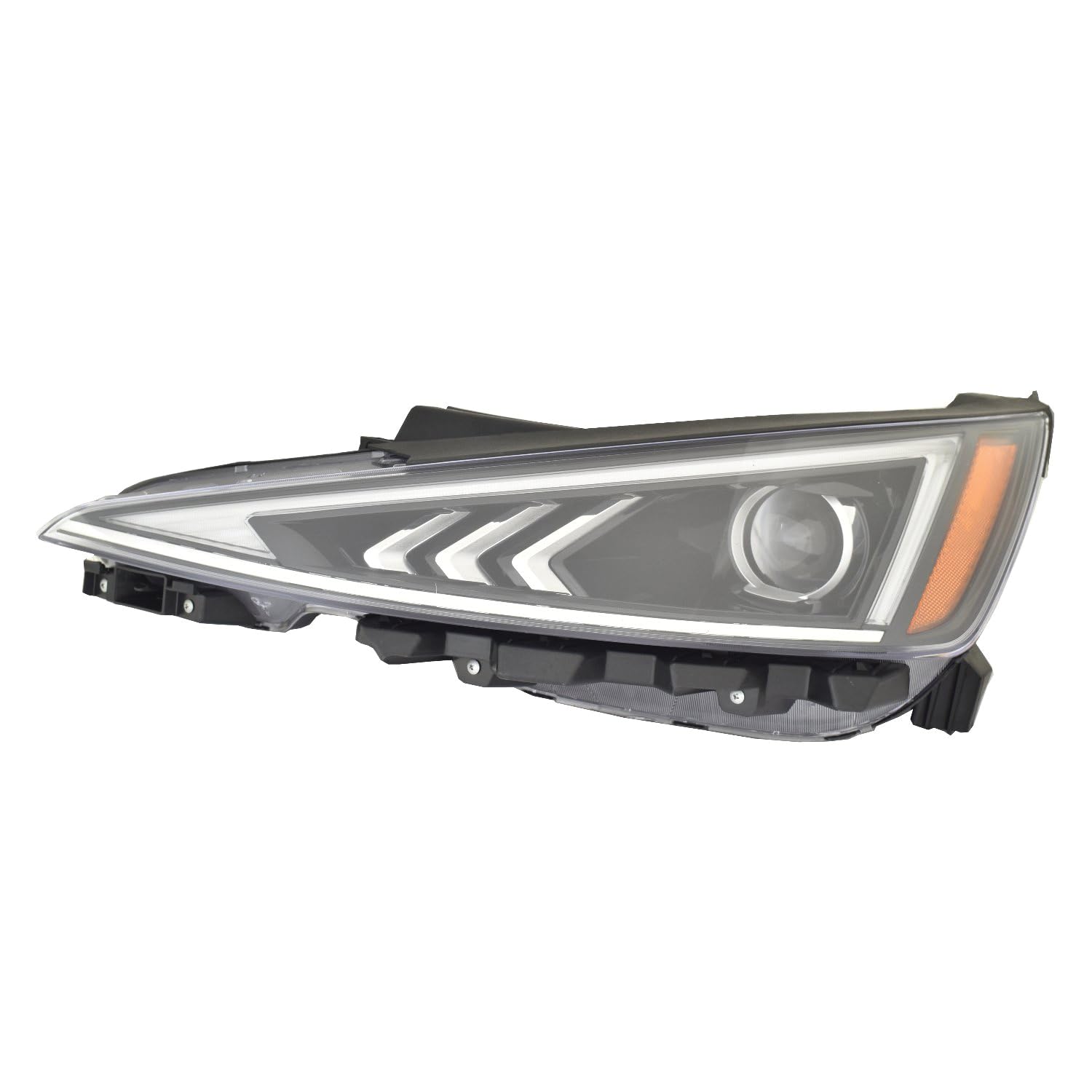 Hyundai Elantra 19-20 Headlight Halogen with LED Day time Running Light KOREA/US Built Driver Side | DOT Certified ACK 92101-F2640 | HY2502240
