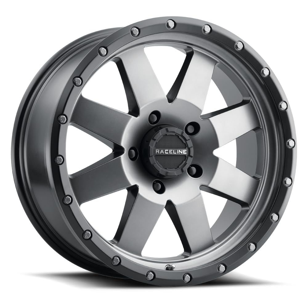 Defender Wheels Raceline 935 Satin Gunmetal Wheel (17 x 9. inches /5 x 127 mm, 0 mm Offset)