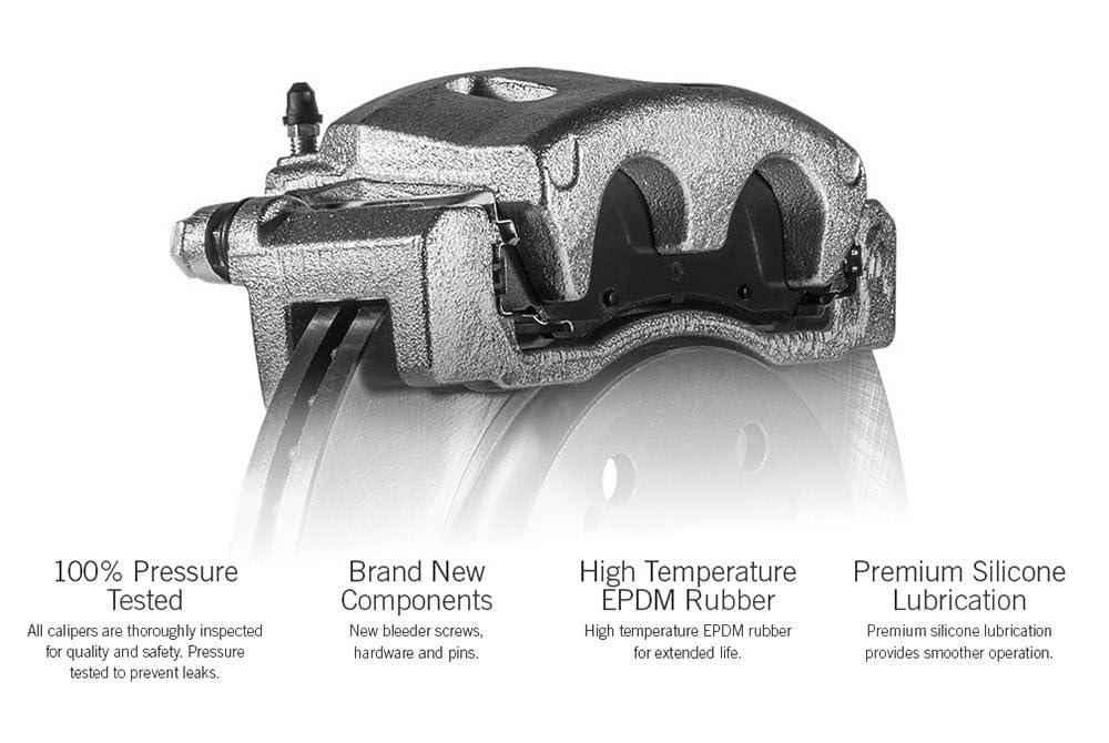 Power Stop L5531 Rear Left One Stock Replacement Brake Caliper For Chrysler 200 2015-2017, Jeep Cherokee 2014-2020 [Model Specific]