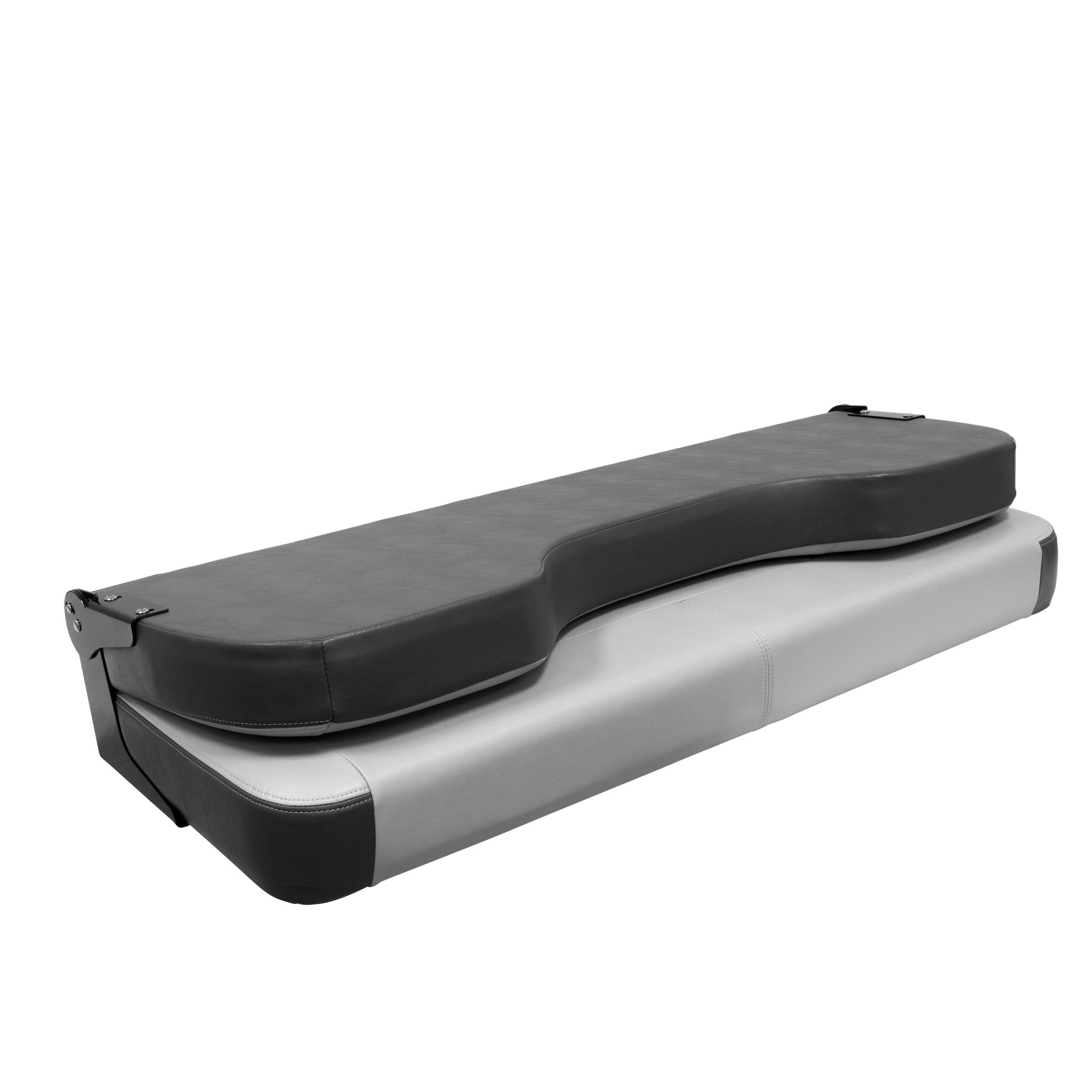Pro Angler Wise 3348-1881 Bass Boat Tour Series 48" Fold Down Bench Seat, Marble/Regal Red/Charcoal