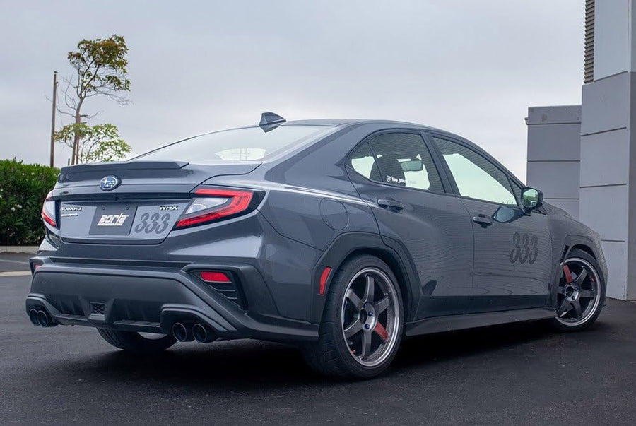 2022 Borla Subaru WRX 2.4L Turbo AT/MT AWD S-Type Catback Exhaust CB Tips (140907CB)