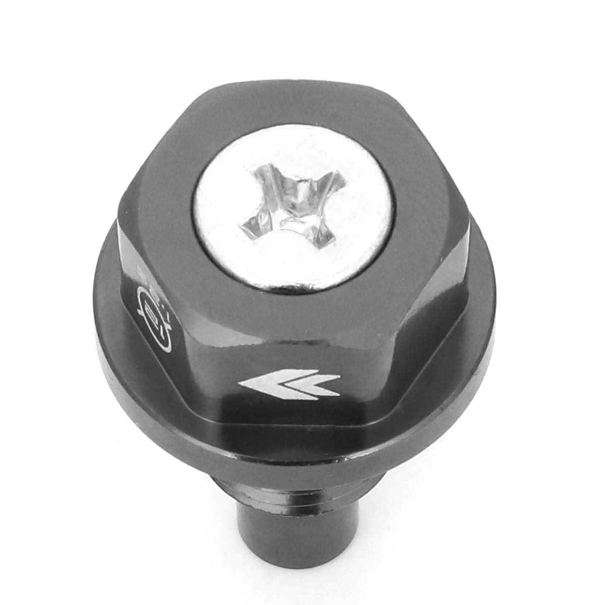 Magnetic Oil Drain Plug NRG Innovations, M12 X 1.25 Thread Size Engine Oil Drain Nut w/Washer, Gun Metal, Replacement for Infiniti,Lexus,Nissan,Toyota, NRG-NOP-200GM
