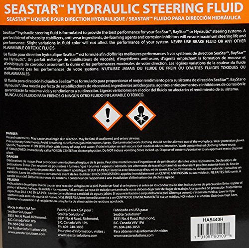 Dometic Hydraulic Steering Fluid SeaStar, HA5440H, 1 Gallon