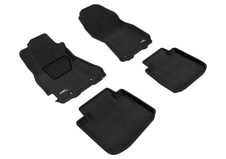 3D MAXpider Custom Fit All-Weather Floor Mats for 2015-2019 Subaru Legacy/Outback Elegant Series (1ST & 2ND Row)
