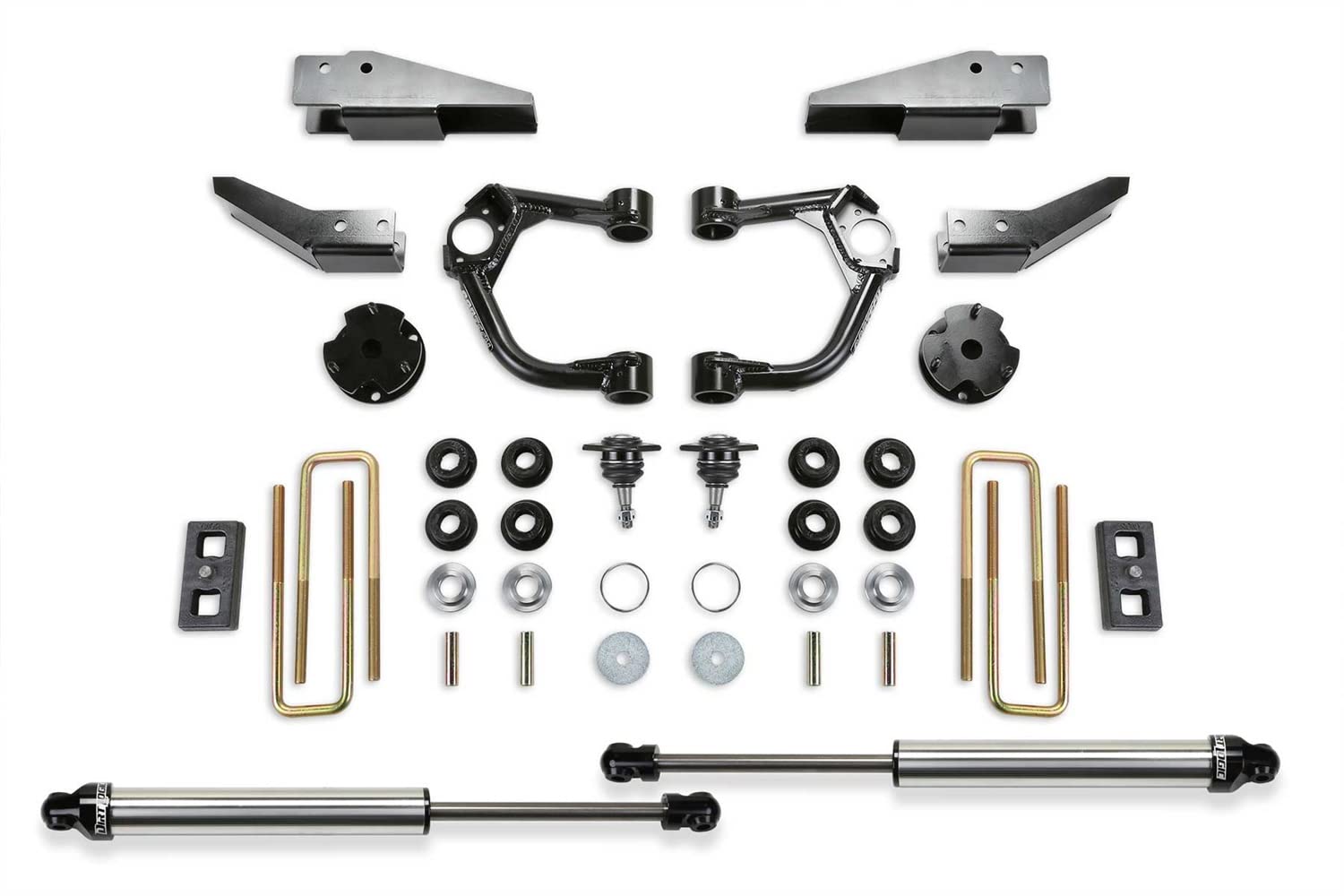 Fabtech K2323DL Control Arm Ball Joint Lift System 3.5 in. Lift w/Dirt Logic 2.25 Resi Rear Shock/Intrusion Beam Kit Incl. PN [FTS22293/FTS22296/FTS811482] Lift System