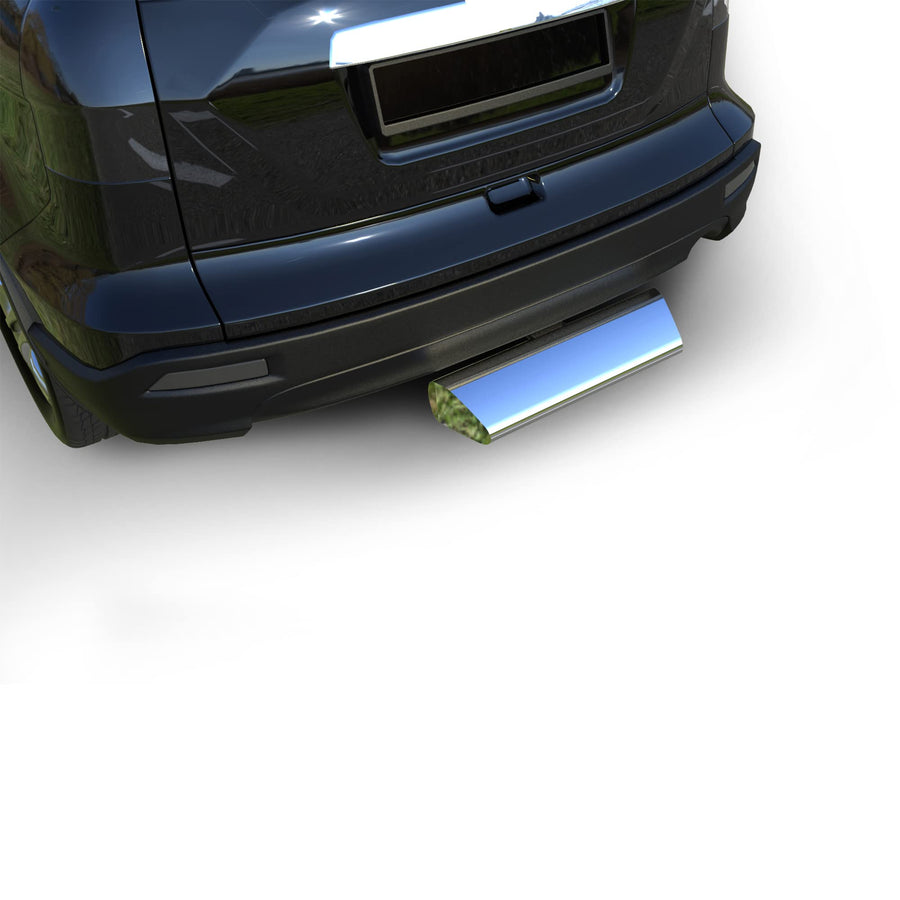 Black Horse Off Road Stainless Steel Rear Hitch Step Compatible with Universal-Universal Universal 2" Inlet -12" Long Stainless Steel