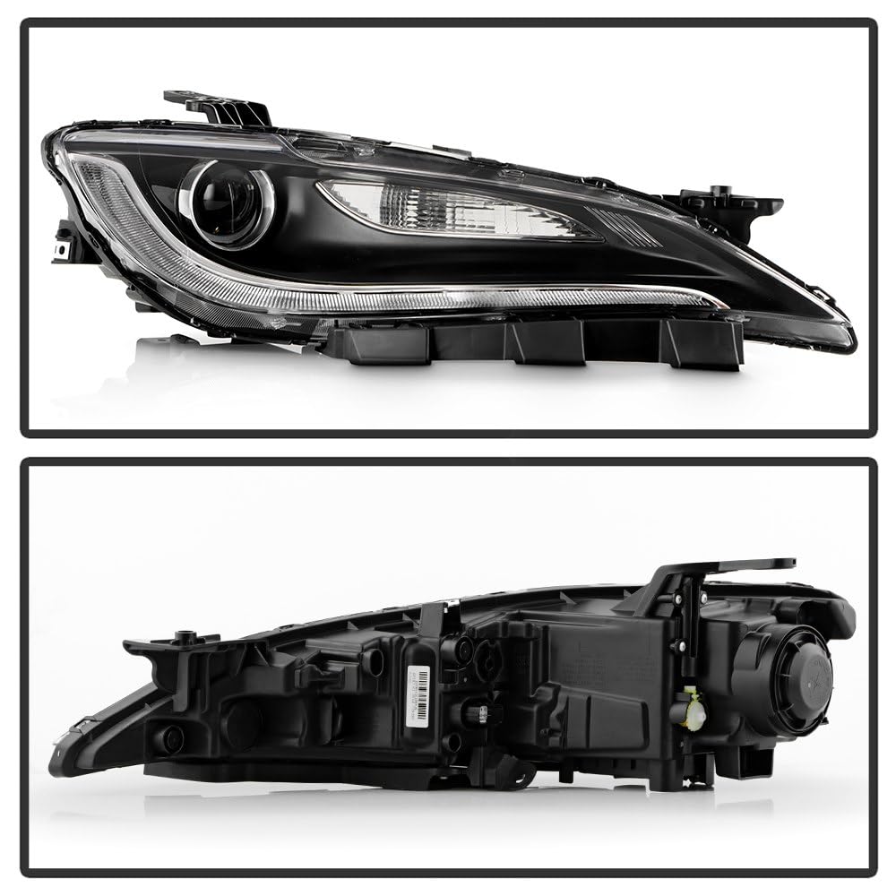 Chrysler 200 15-17 Spyder (POE) Halogen w/o LED DRL Chrome Trim 7 pins Headlight - OE Right