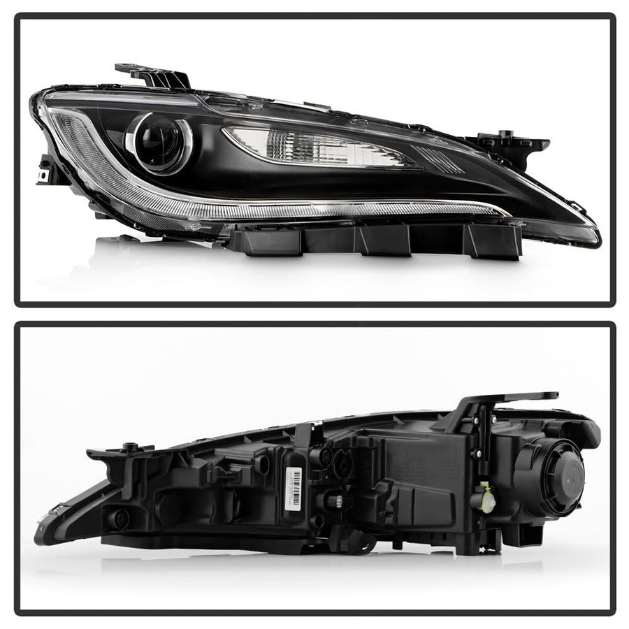 Chrysler 200 15-17 Spyder (POE) Halogen w/o LED DRL Chrome Trim 7 pins Headlight - OE Right