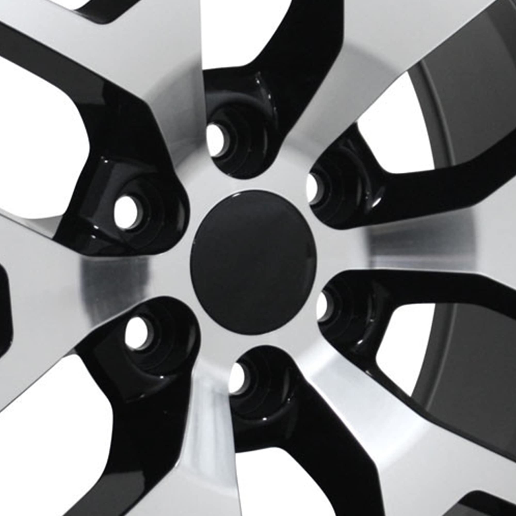 Black Machined Wheel OE Wheels LLC CV92-22090-6550-31MB Painted (22 x 9. inches /6 x 139 mm, 31 mm Offset)