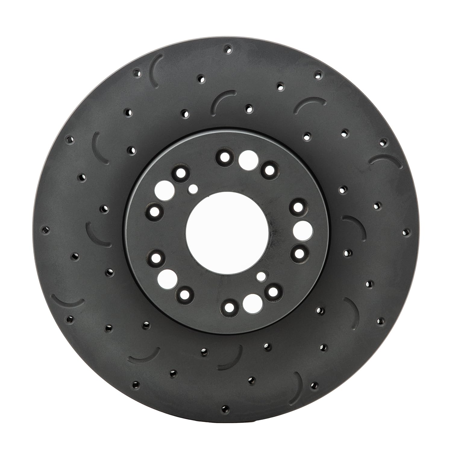 Talon Cross-Drilled and Slotted Vented Rotor, Hawk Performance Brakes, 11.46 in. Diameter, 2.6 in. Height