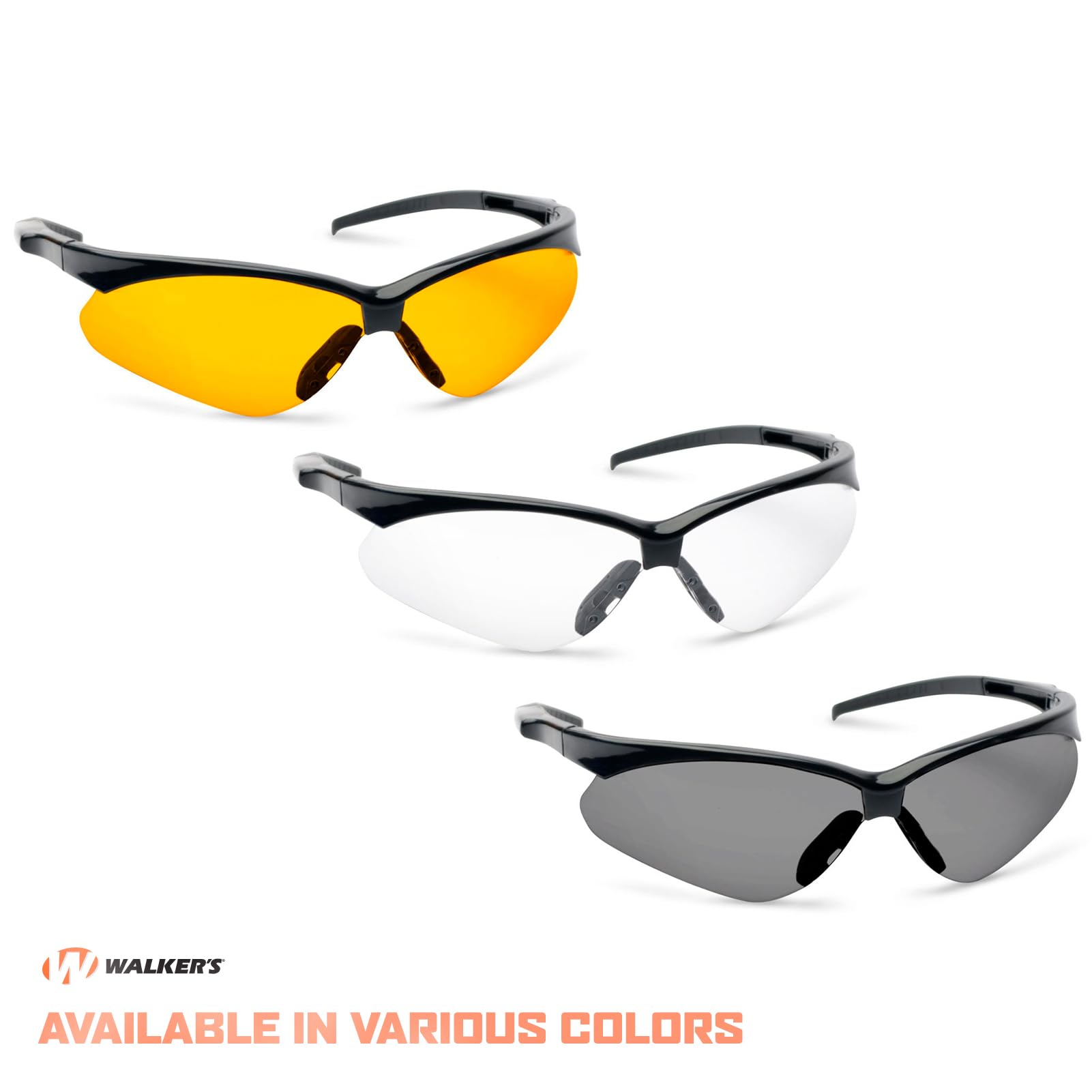 Walker's Crosshair Shooting Smoke Hunting Safety Glasses