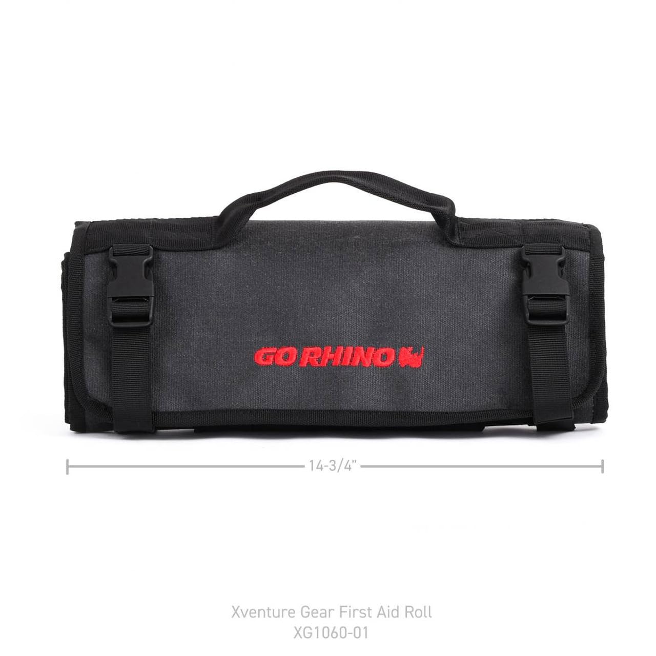 First Aid Roll Go Rhino | Open: 14 3/4" x 34 1/2" & Closed: 6 3/4" x 14 3/4" | XG1060-01