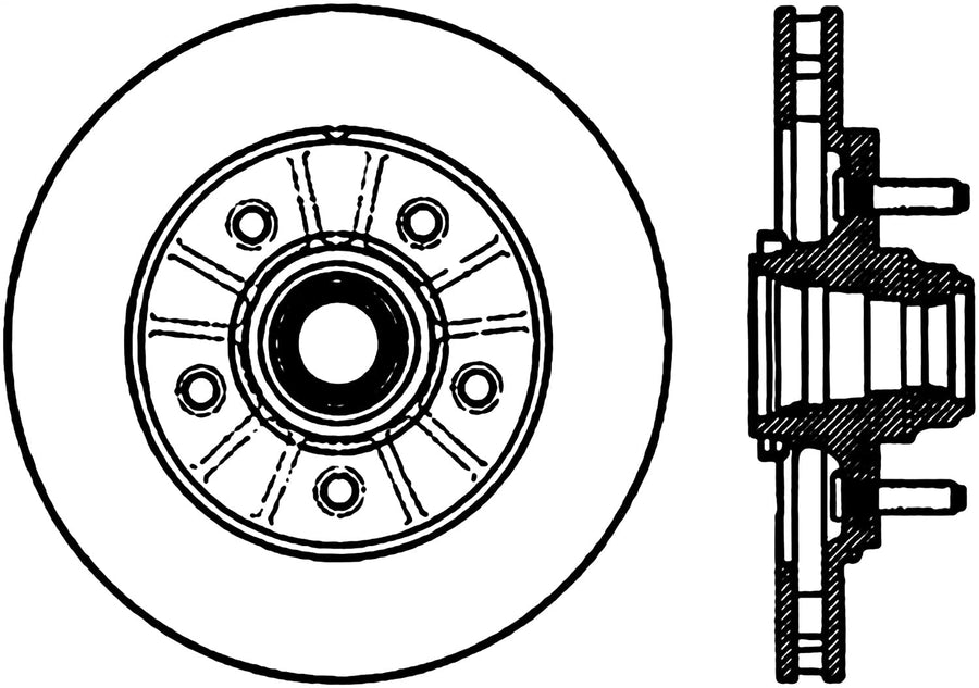 Brake Rotor StopTech (128.65081CR)
