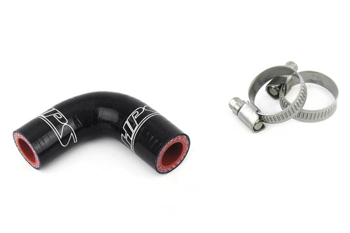 HPS Silicone Black Oil Cooler Coolant Hose Kit Elbow Compatible for 1990-1993 Dodge D250 W250 Pickup Cummins 5.9L Diesel, 57-1881-BLK