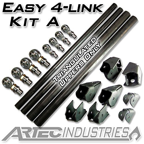 Artec Industries Easy 4 Link Kit LK0001-GNKQ A with Tube 7/8" And 1.25" Rod Ends, 1 Pack