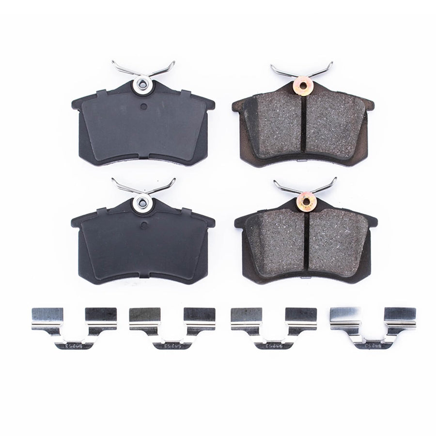 Power Stop Brake Kit Front For Audi A4 2003-04 |A6 1998-03 |A6 Quattro 1998-03 |Allroad Quattro 2001 |S6 2002-03 |Audi TT 2000-06 - Ceramic Brake Pads With Installation Hardware, 17-340A