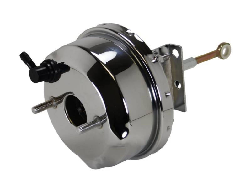 7 Inch LEED BRAKES Power Brake Booster With Brackets (Chrome)