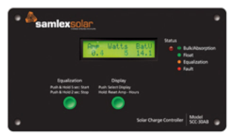 SCC30AB Samlex America Solar Charge Controller