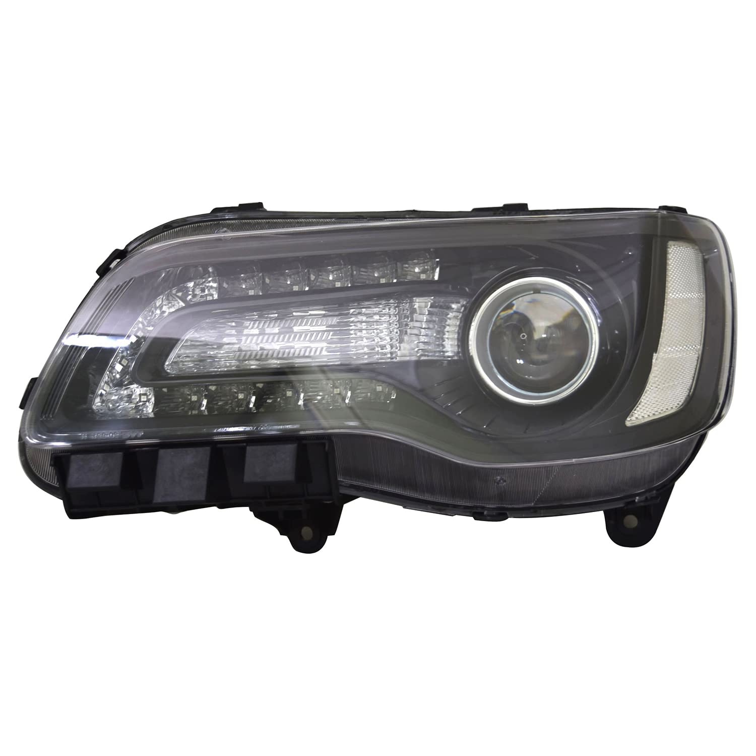 Left TYC Headlight Assembly Compatible with 2018-2021 Chrysler 300