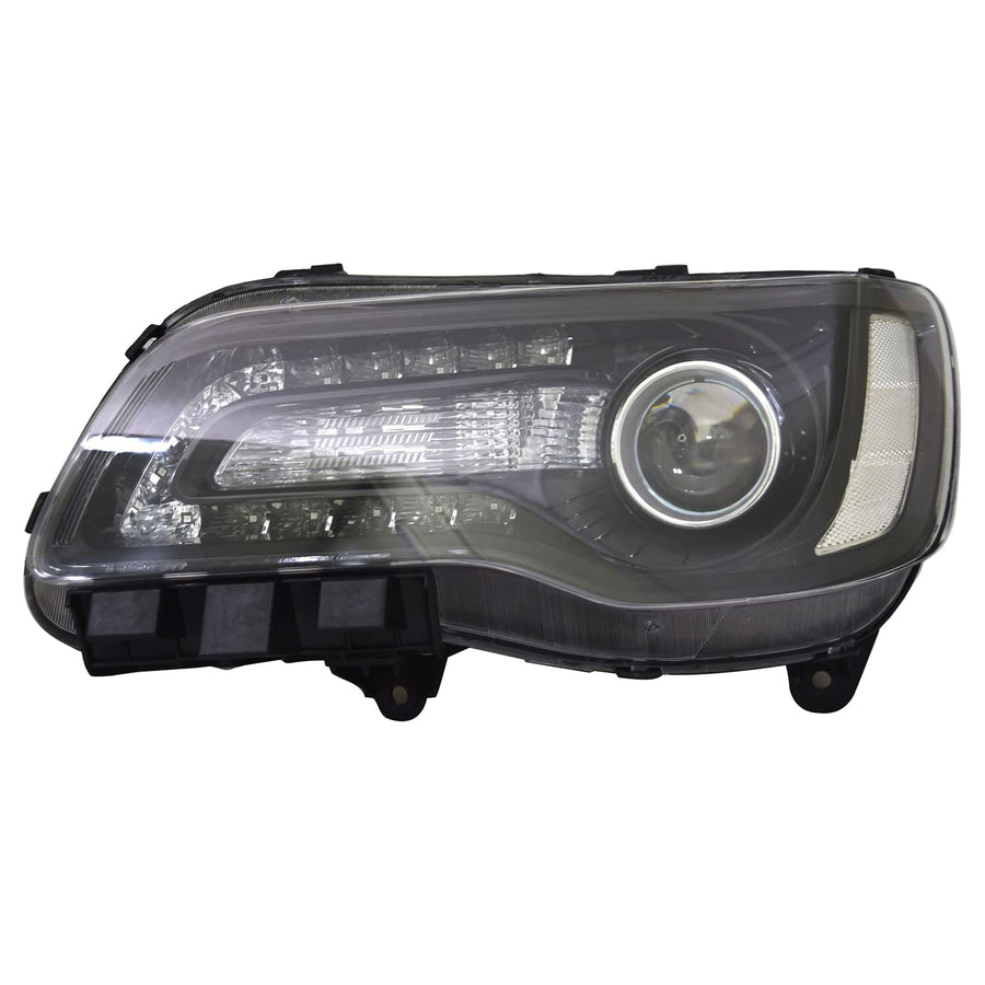 Left TYC Headlight Assembly Compatible with 2018-2021 Chrysler 300
