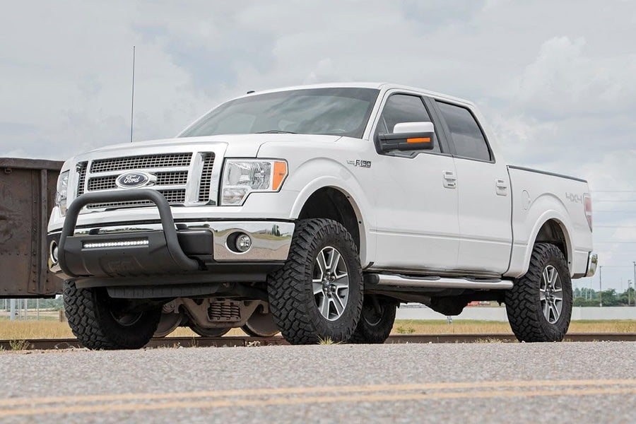 3" Rough Country Suspension Lift Kit w/M1 Struts for 2009-2013 F-150 4WD - 54440